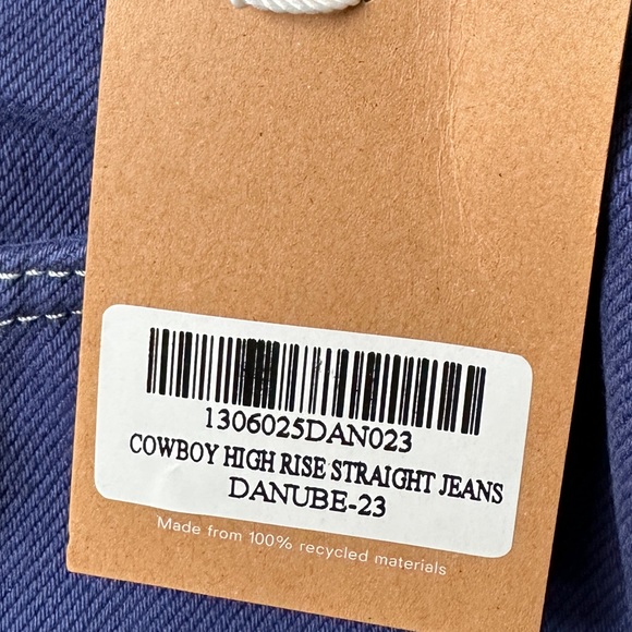 Reformation Cowboy High Rise Straight Jeans in Danube - Picture 16 of 16